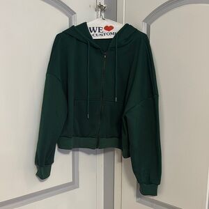 SHEIN - Green Women's Hoodie Jacket